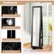Costway 360degree Rotatable Jewelry Cabinet 2-in-1 Lockable Mirrored Organizer White/Black/Dark Brown/Gray/Blue/Pink/Purple/Dark Gray
